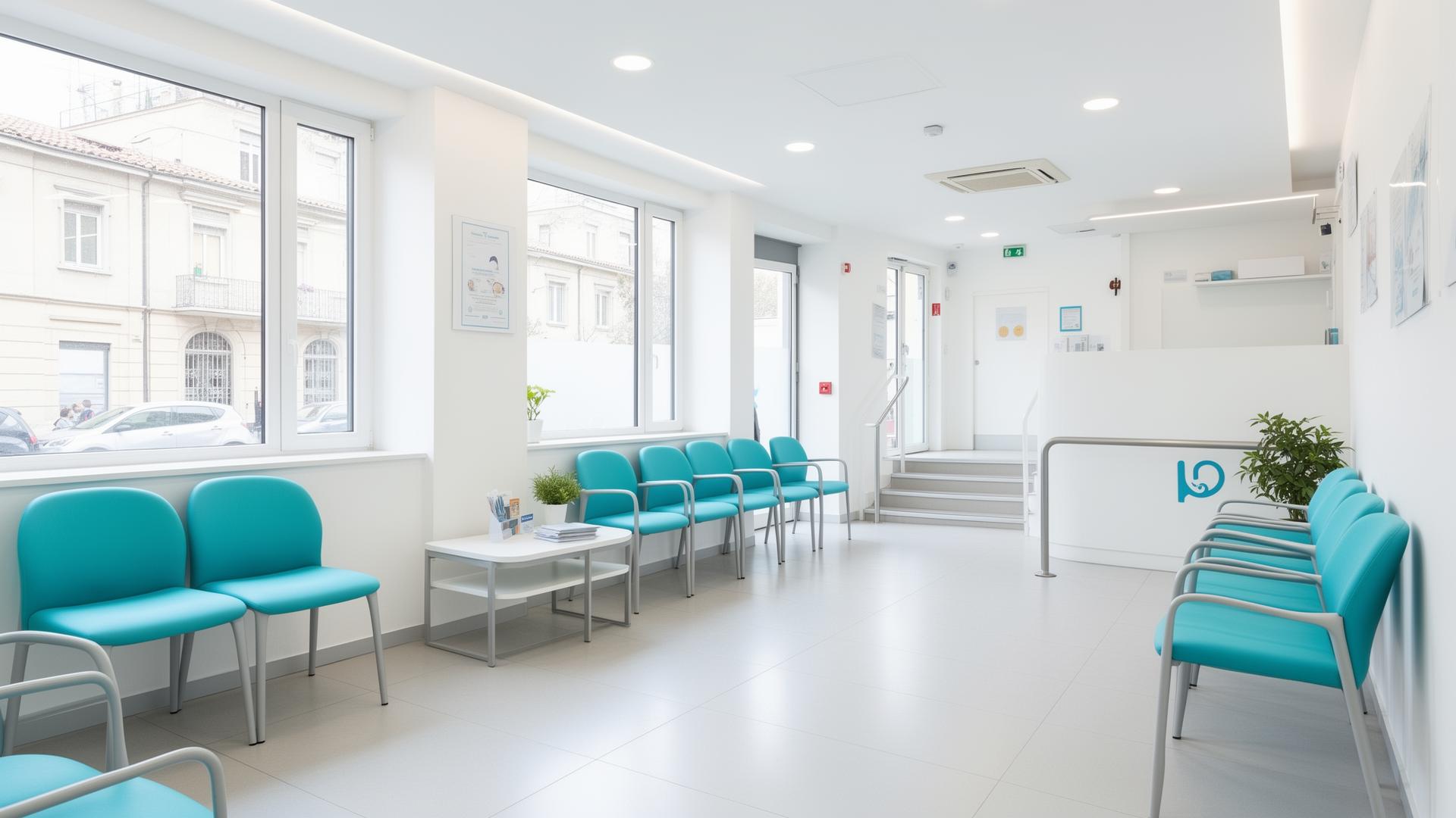 Sala d'attesa dello Studio Dentistico Medical Lebo a Benna